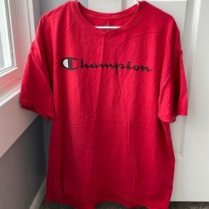 Red Champion T-shirt short sleeve
